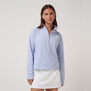 NWOT Women’s Travis Mathew Cloud Fleece Half Zip 2.0, L, MSRP $139